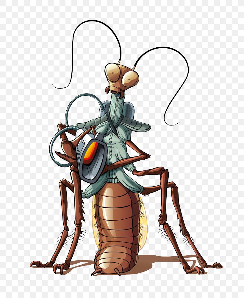 Cockroach Royalty-free Euclidean Vector Illustration, PNG, 818x1000px, Cockroach, Alien, Aliens, Insect, Invertebrate Download Free