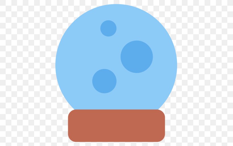 Crystal Ball Emoji Divination, PNG, 512x512px, Crystal Ball, Ball, Blue, Clairvoyance, Crystal Download Free