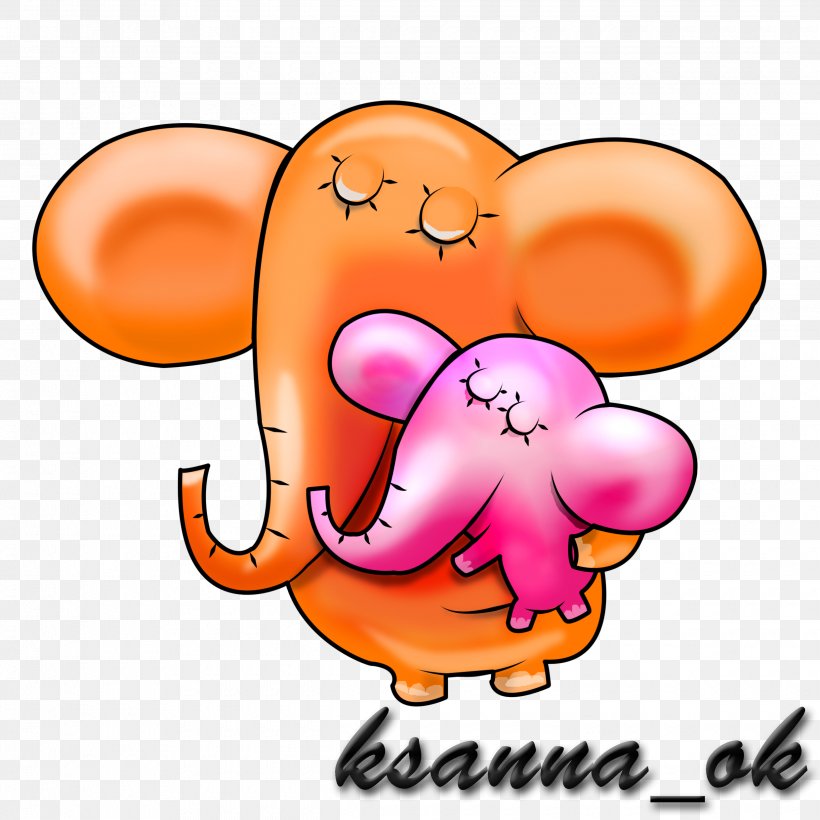 Elephant Drawing Clip Art, PNG, 2480x2480px, Watercolor, Cartoon, Flower, Frame, Heart Download Free