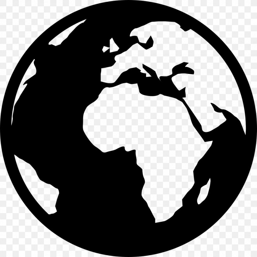 Globe World Earth, PNG, 980x980px, Globe, Black And White, Blog, Earth ...