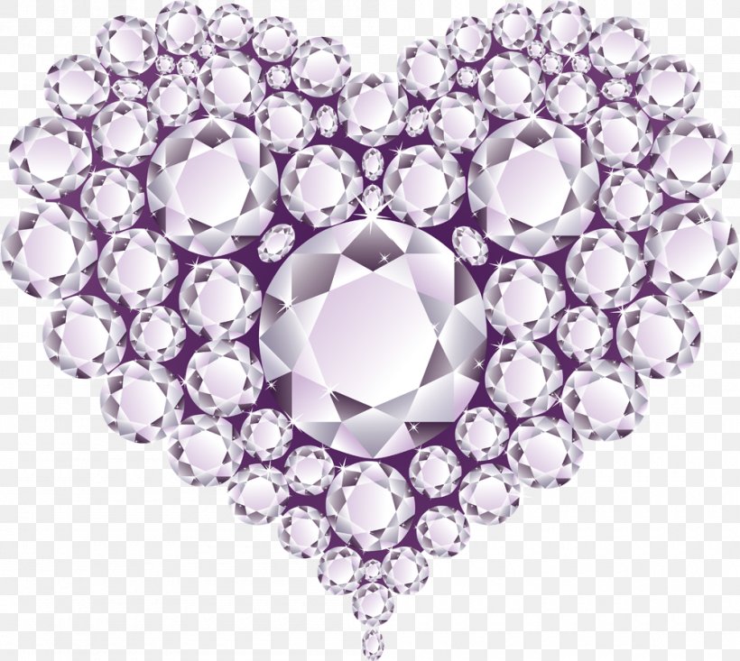 Imitation Gemstones & Rhinestones Brooch Love Heart T-shirt, PNG, 1000x894px, Imitation Gemstones Rhinestones, Amethyst, Body Jewelry, Brooch, Clothing Download Free