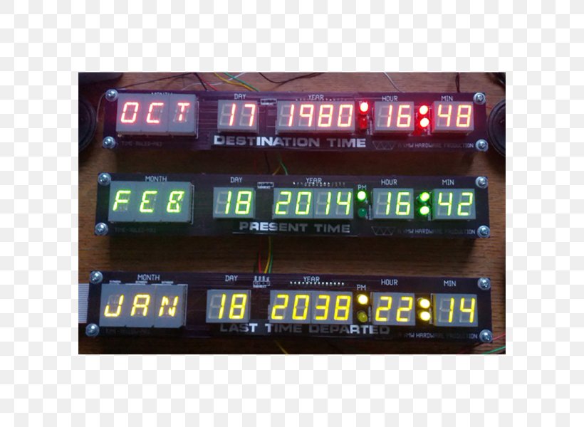 Marty McFly Back To The Future DeLorean Time Machine Time Travel, PNG, 600x600px, Marty Mcfly, Arduino, Automotive Exterior, Back To The Future, Delorean Time Machine Download Free