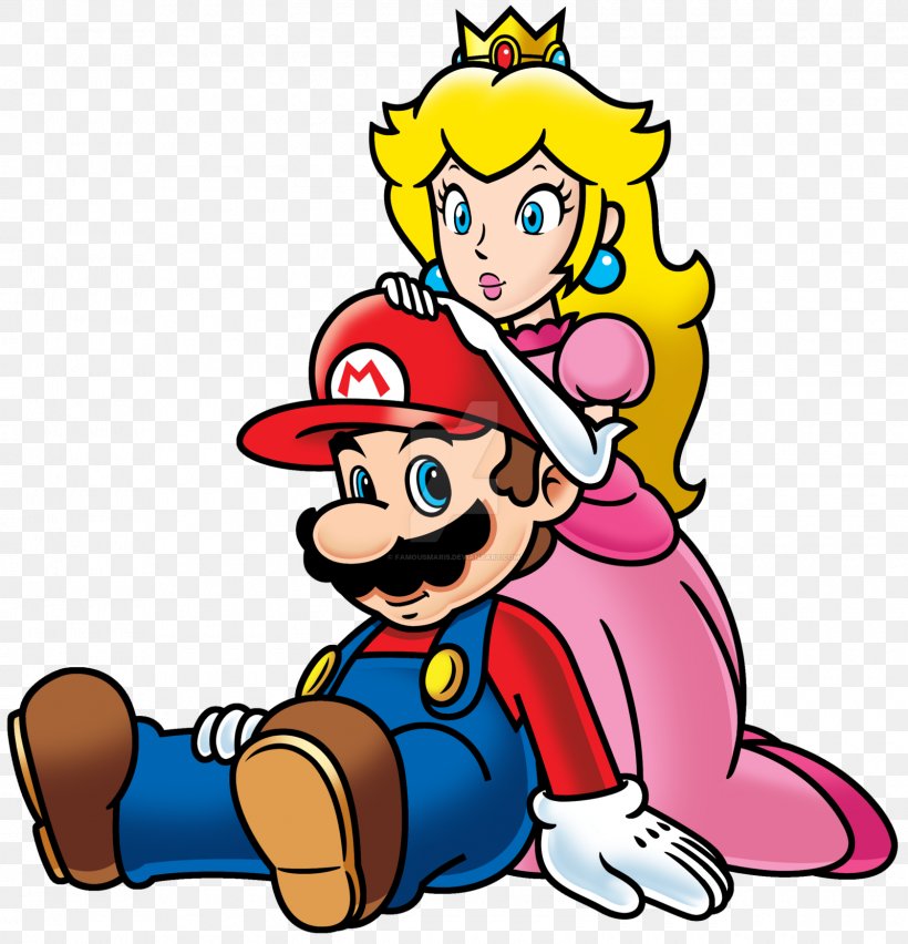 Princess Peach Super Mario Bros. Mario & Luigi: Superstar Saga, PNG, 1600x1663px, Watercolor, Cartoon, Flower, Frame, Heart Download Free