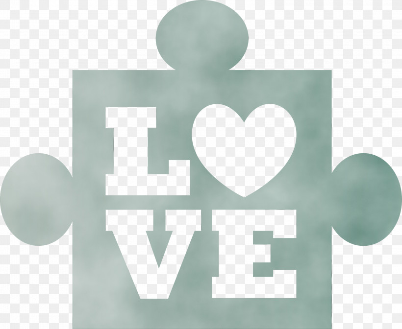 Text Turquoise Logo Font Heart, PNG, 3000x2459px, World Autism Awareness Day, Autism Awareness, Heart, Logo, Paint Download Free