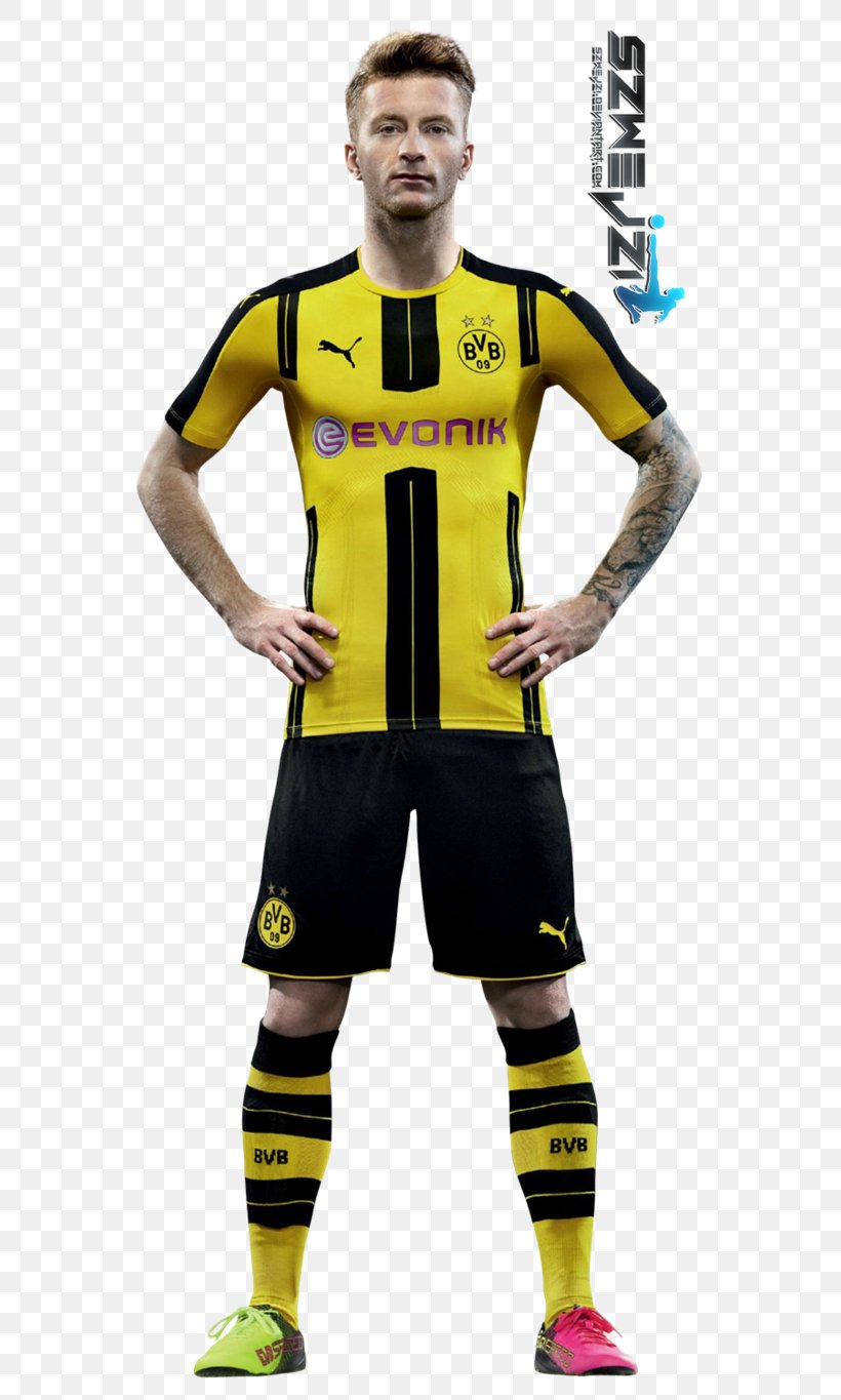 Marco Reus Borussia Dortmund Jersey FIFA 17 Football Player, PNG, 585x1365px, Marco Reus, Borussia Dortmund, Clothing, Email, Fifa Download Free