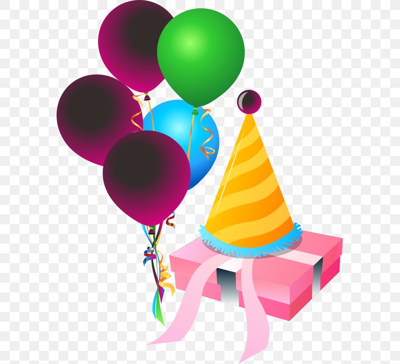 Toy Balloon Inflatable Gift, PNG, 587x747px, Balloon, Birthday, Box, Gift, Holiday Download Free