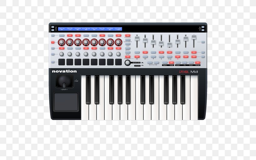 Digital Piano Musical Instrument Electric Piano Input Device Electronic Instrument, PNG, 512x512px, Computer Keyboard, Analog Synthesizer, Audio Control Surface, Controller, Digital Audio Workstation Download Free