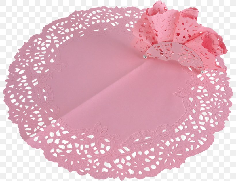 Doily Tablecloth Place Mats Pink, PNG, 800x627px, Doily, Color, Magenta, Material, Petal Download Free