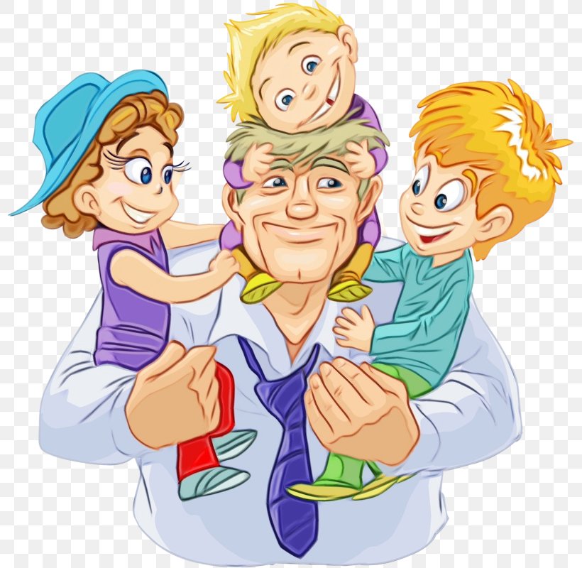 Father's Day Clip Art Image Illustration, PNG, 798x800px, Fathers Day,  Animated Cartoon, Art, Cartoon, Child Download
