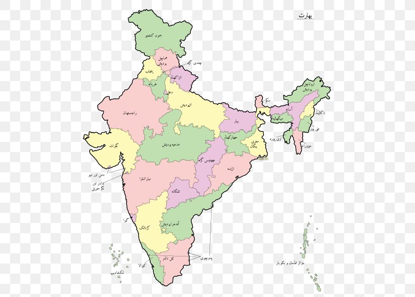 States And Territories Of India Mapa Polityczna, PNG, 502x586px, States And Territories Of India, Area, Blank Map, Ecoregion, English Download Free