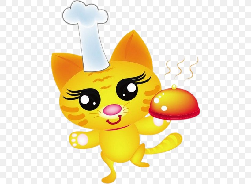 Whiskers Cat Cook Chef Clip Art, PNG, 490x600px, Watercolor, Cartoon, Flower, Frame, Heart Download Free