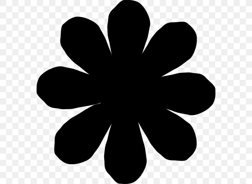 Clip Art Line, PNG, 582x599px, Black, Blackandwhite, Flower, Leaf, Logo Download Free