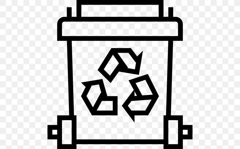 Rubbish Bins & Waste Paper Baskets Recycling Bin Drawing, PNG, 512x512px, Rubbish Bins Waste Paper Baskets, Area, Black And White, Brand, Drawing Download Free