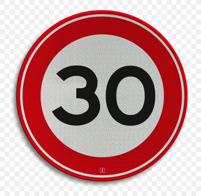 30 Km/h Zone Kilometer Per Hour Traffic Sign Information Woerden, PNG, 800x800px, 30 Kmh Zone, Area, Brand, Emblem, Information Download Free
