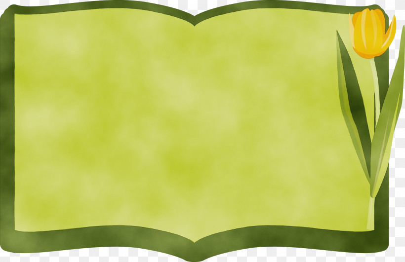 Leaf Rectangle Green Meter Geometry, PNG, 3000x1945px, Flower Frame, Biology, Book Frame, Geometry, Green Download Free