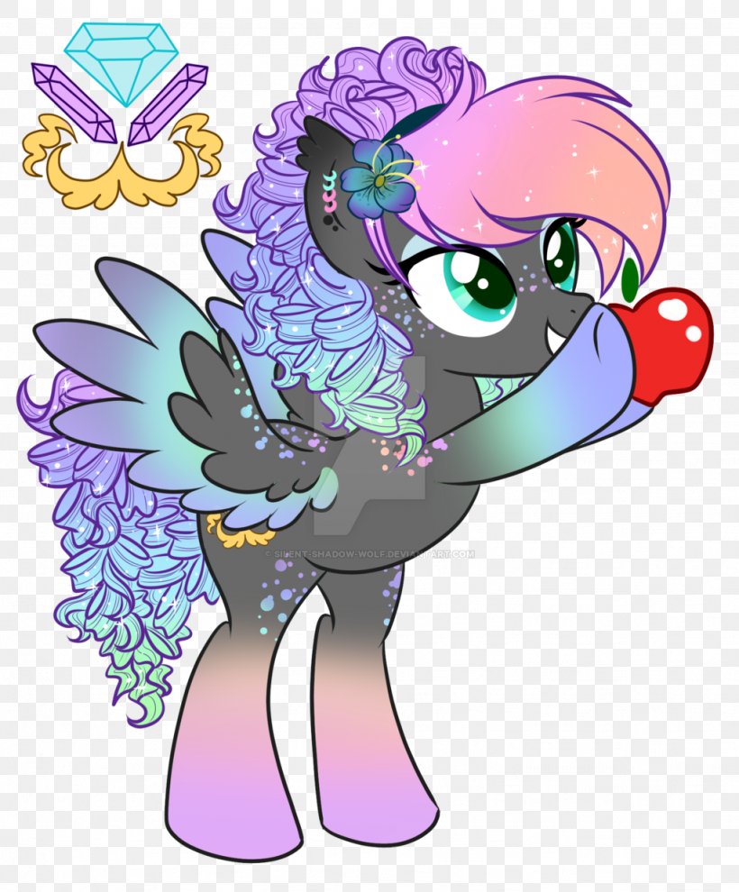 Pony Computer Horse Clip Art, PNG, 1024x1237px, Watercolor, Cartoon, Flower, Frame, Heart Download Free