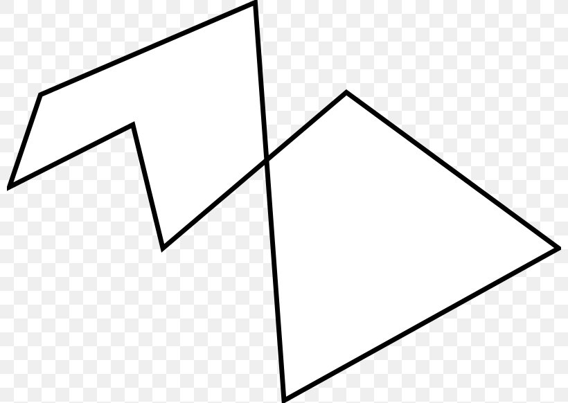 Triangle Octagon Area Polygon, PNG, 800x582px, Triangle, Area, Black, Black And White, Diagram Download Free