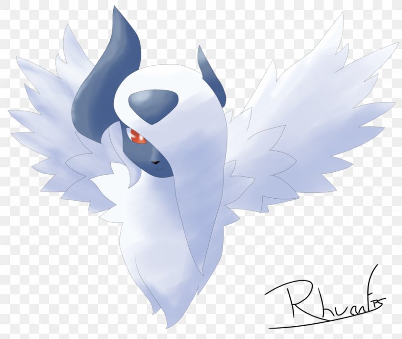 Absol Pokémon Character, PNG, 973x821px, Absol, Anatidae, Beak, Bird, Character Download Free