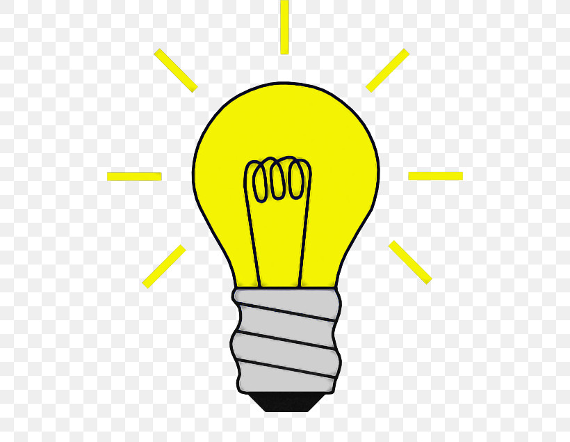 Light Bulb, PNG, 512x635px, Yellow, Light Bulb Download Free