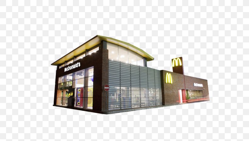 McDonald's Restaurant Hospitality Industry Building, PNG, 700x466px, Restaurant, Building, Comfort, Facade, Green Download Free