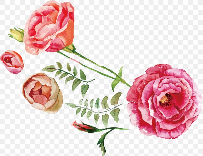 Rose Flower Bouquet Illustration, PNG, 1381x1062px, Flower, Art, Artificial Flower, Cut Flowers, Floral Design Download Free