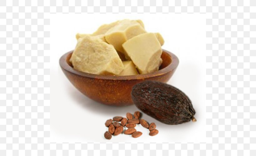 Cocoa Butter Cocoa Bean Shea Butter Chocolate Theobroma Cacao, PNG, 500x500px, Cocoa Butter, Almond Butter, Butter, Carrier Oil, Chocolate Download Free