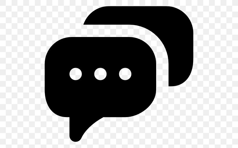 Communication Conversation Online Chat Clip Art, PNG, 512x512px, Communication, Black, Black And White, Conversation, Media Download Free