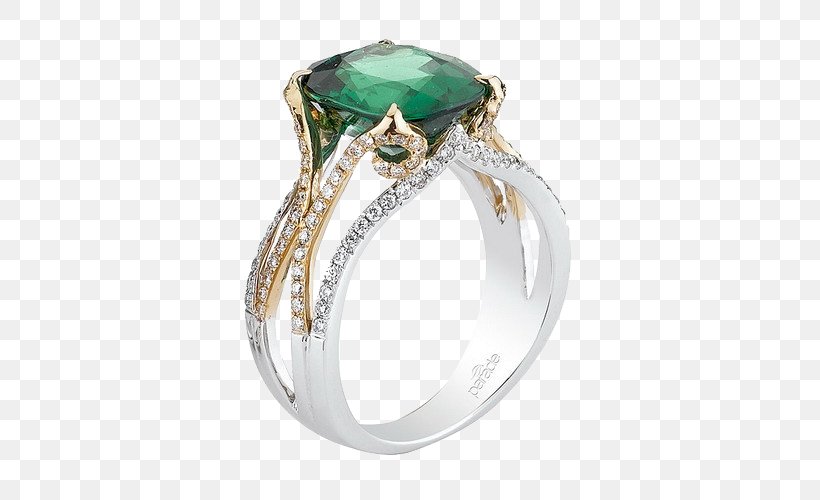 Emerald Ring Diamond Jewellery Tsavorite, PNG, 500x500px, Emerald, Designer, Diamond, Engagement, Engagement Ring Download Free