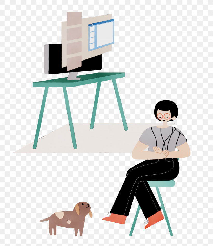Desk Chair Office Associate Partner, PNG, 2164x2500px, Alone Time, Associate Partner, Cartoon, Chair, Desk Download Free