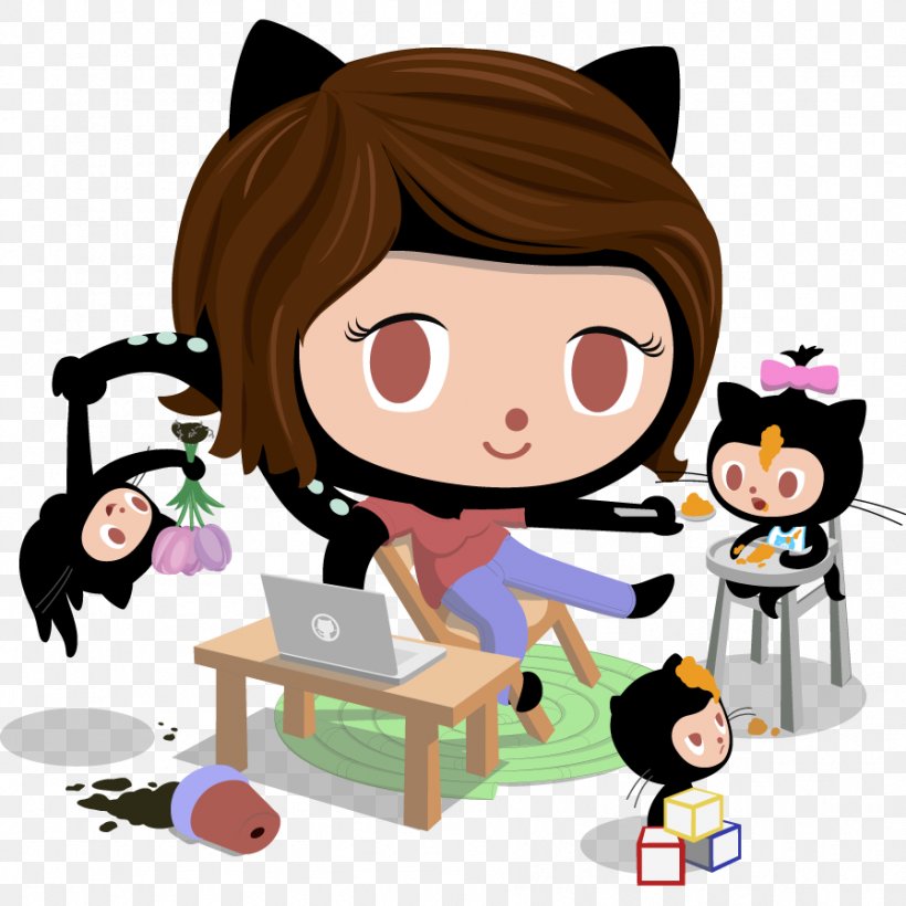 GitHub Computer Programming Software Repository, PNG, 896x896px, Github, Art, Cartoon, Commit, Computer Programming Download Free