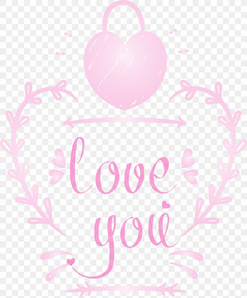Pink Text Heart Font Love, PNG, 2492x3000px,  Download Free