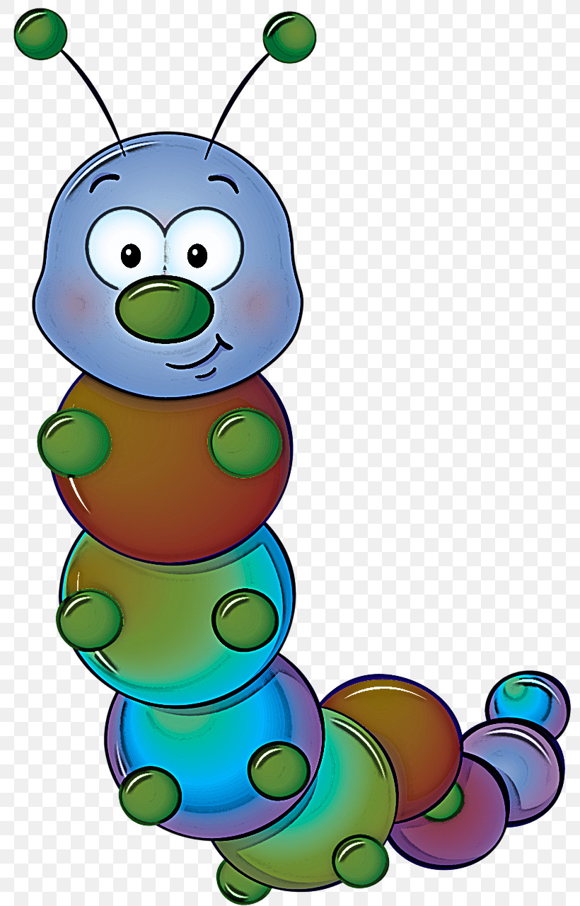 Baby Toys, PNG, 804x1280px, Cartoon, Baby Toys, Caterpillar, Green, Insect Download Free