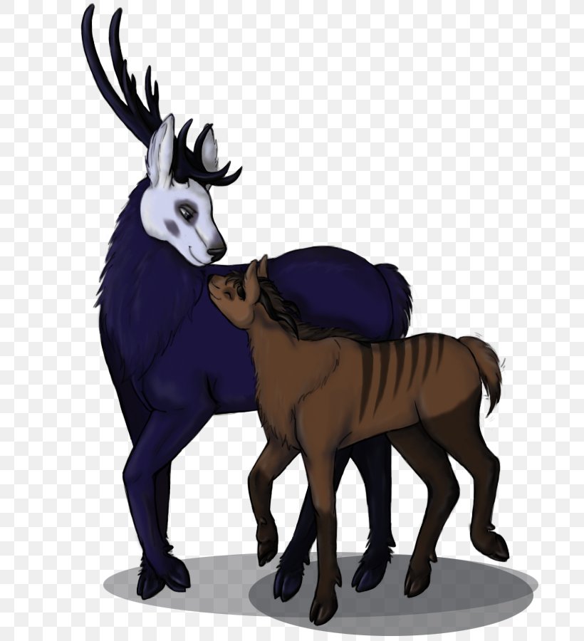 Cattle Reindeer Antelope Horse Goat, PNG, 700x900px, Cattle, Antelope, Antler, Cartoon, Cattle Like Mammal Download Free
