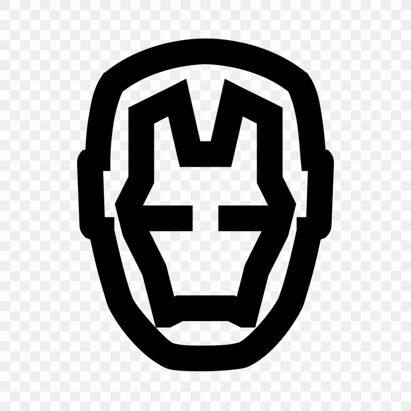 Iron Man's Armor YouTube Mask Logo, PNG, 1600x1600px, Iron Man, Area, Black And White, Brand, Logo Download Free