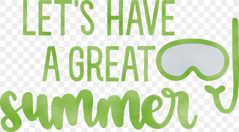 Logo Font Green Line Meter, PNG, 2999x1662px, Great Summer, Geometry, Green, Line, Logo Download Free