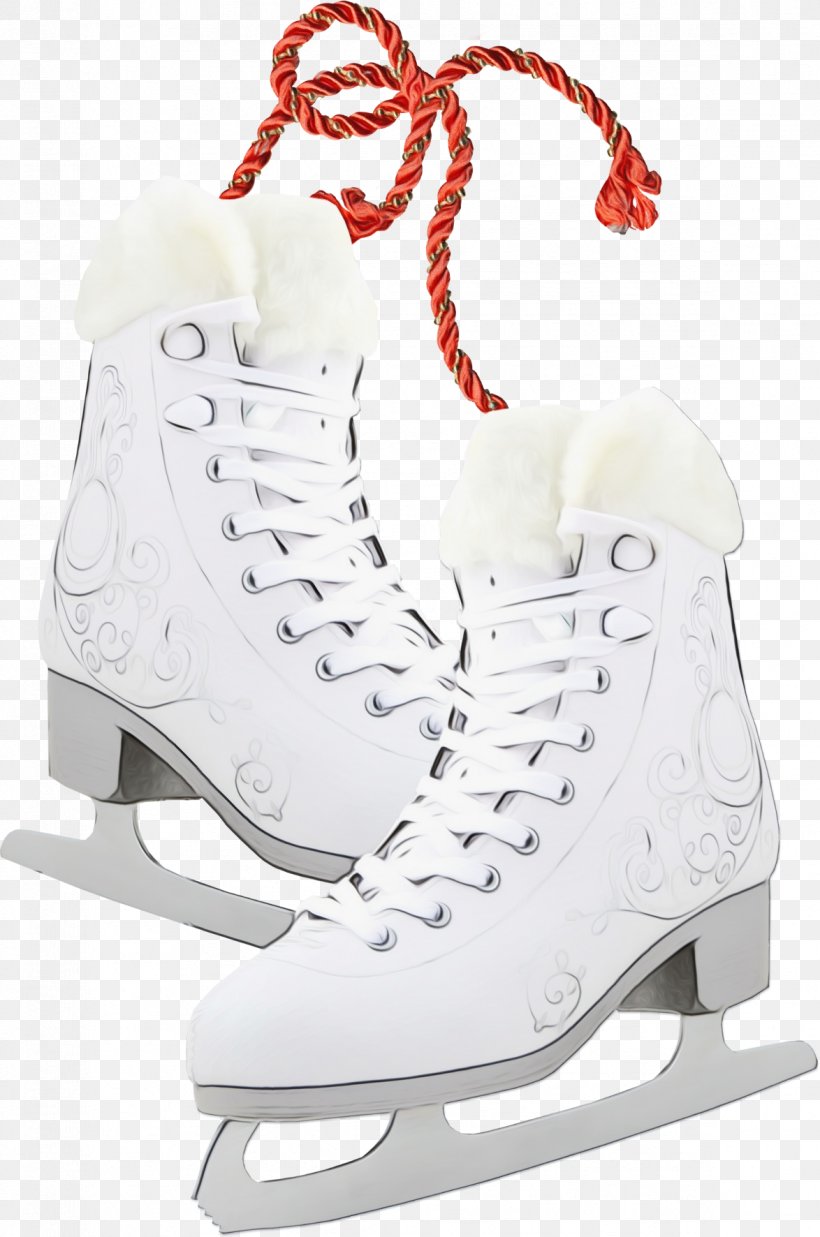 Figure Skate Footwear Ice Hockey Equipment White Ice Skate, PNG, 1174x1772px, Watercolor, Athletic Shoe, Figure Skate, Footwear, Ice Hockey Equipment Download Free
