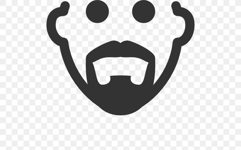 Goatee Van Dyke Beard Clip Art, PNG, 512x512px, Goatee, Avatar, Barber, Beard, Black And White Download Free