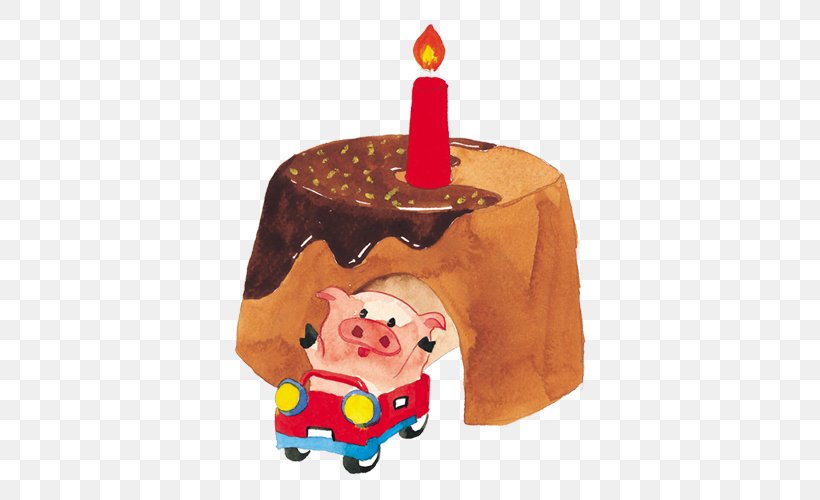 Birthday Cake Watercolor Painting Illustration, PNG, 500x500px, Birthday Cake, Animation, Birthday, Cake, Candle Download Free
