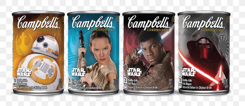 Campbell's Soup Cans Campbell Soup Company Star Wars The Force, PNG, 5535x2403px, Campbell S Soup Cans, Campbell Soup Company, Cream Of Mushroom Soup, Energy Drink, Force Download Free