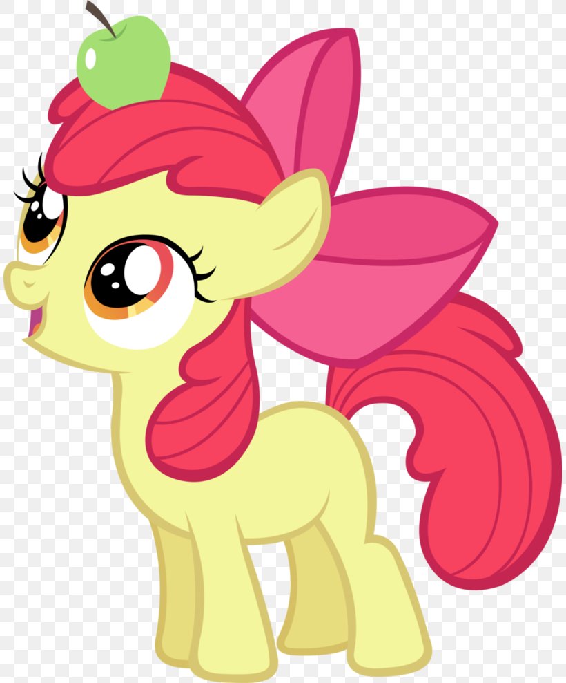 Apple Bloom Applejack Fluttershy Pony Pinkie Pie, PNG, 809x988px, Watercolor, Cartoon, Flower, Frame, Heart Download Free