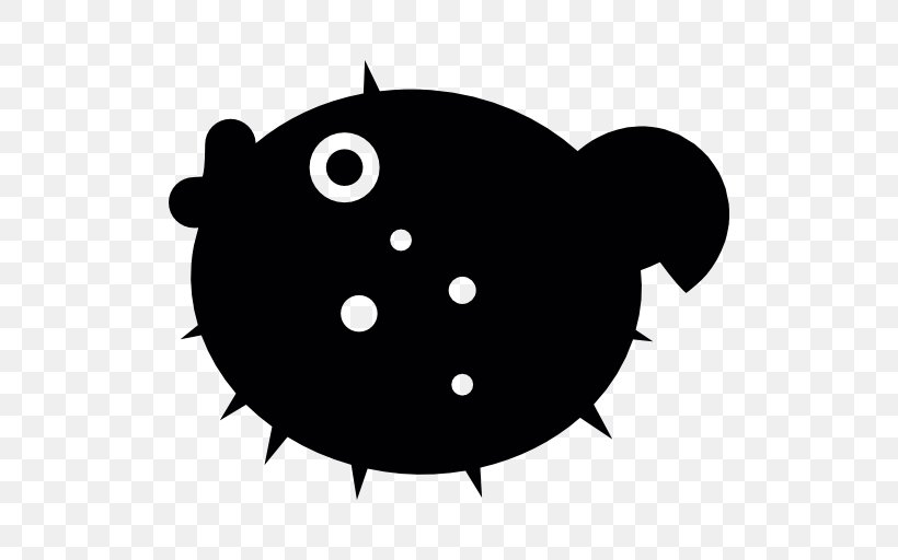 Download Pufferfish, PNG, 512x512px, Pufferfish, Black, Black And White, Cartoon, Head Download Free