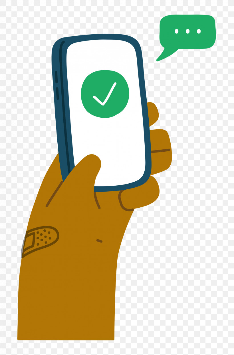 Phone Checkmark Hand, PNG, 1648x2500px, Phone, Cartoon, Checkmark, Hand, Logo Download Free
