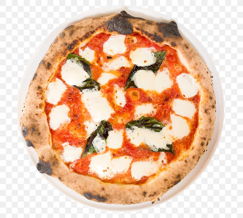 Neapolitan Pizza Pizza Margherita Neapolitan Cuisine Vegetarian Cuisine, PNG, 735x735px, Neapolitan Pizza, Basil, California Style Pizza, Cuisine, Dish Download Free