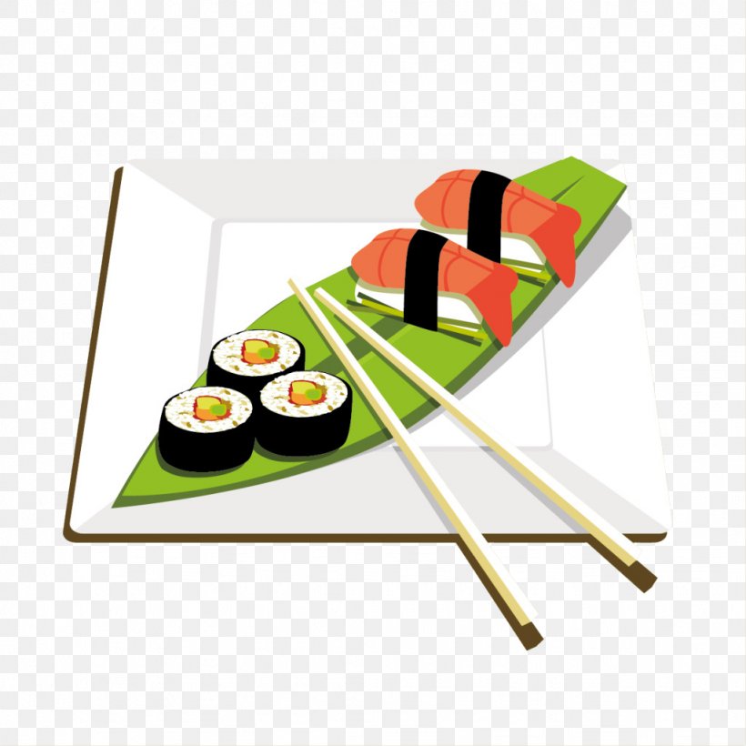 Sushi Japanese Cuisine Sashimi Clip Art, PNG, 1024x1024px, Sushi, Asian Food, Chopsticks, Cuisine, Food Download Free
