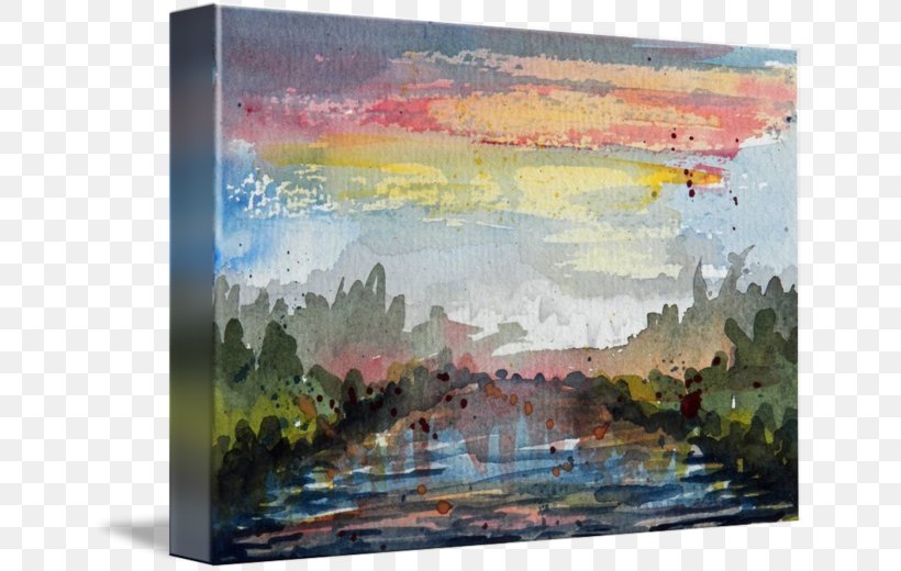 Watercolor Painting Acrylic Paint Picture Frames, PNG, 650x520px, Painting, Acrylic Paint, Acrylic Resin, Art, Artwork Download Free