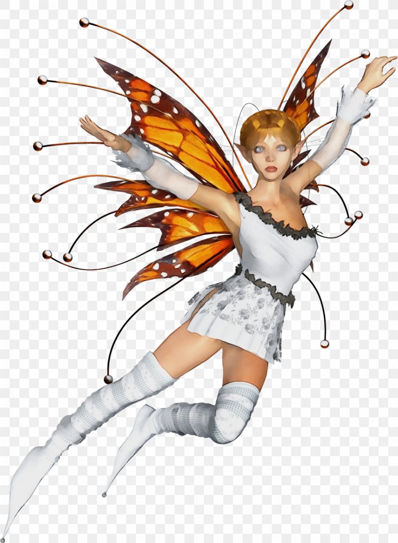 Wing Angel Costume Design Butterfly, PNG, 879x1200px, Watercolor, Angel, Butterfly, Costume Design, Paint Download Free