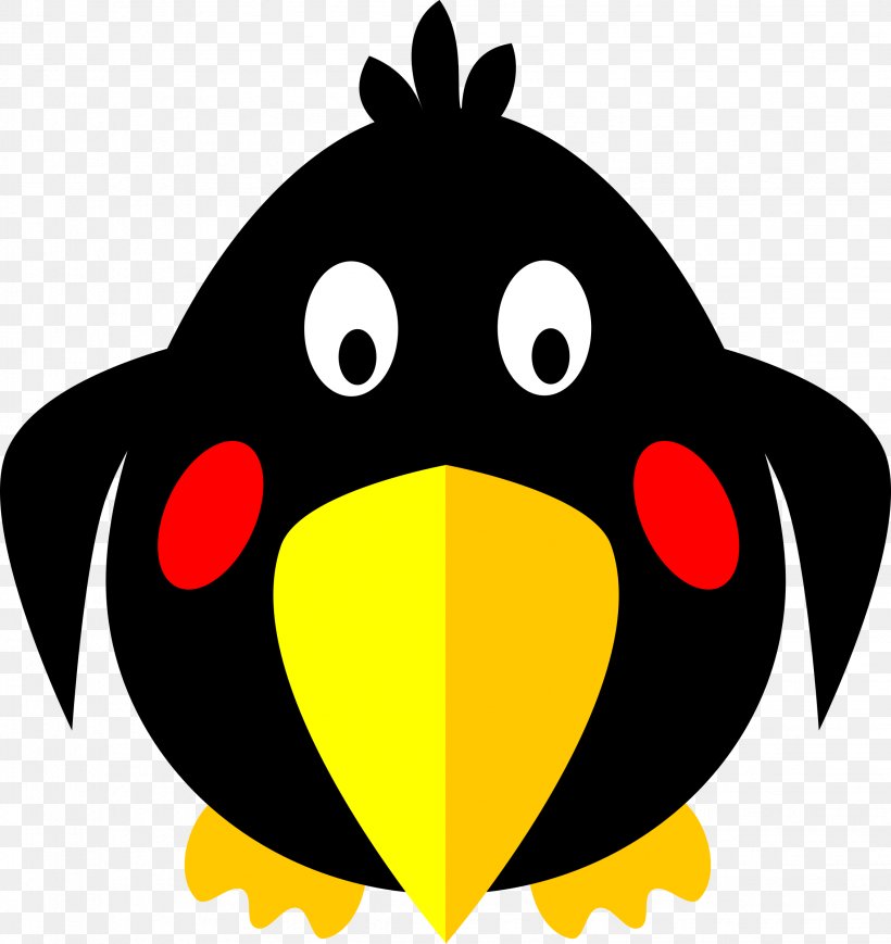 Bird Common Raven Cartoon Clip Art, PNG, 2264x2400px, Bird, Beak, Cartoon, Chicken, Common Blackbird Download Free