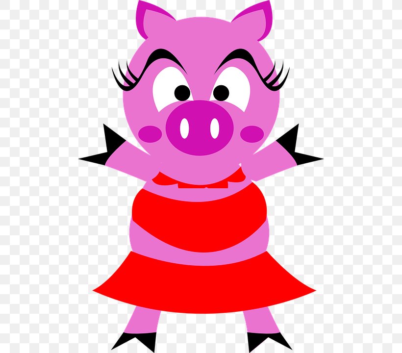 Domestic Pig Porky Pig Cartoon Clip Art, PNG, 502x720px, Domestic Pig, Artwork, Cartoon, Character, Drawing Download Free