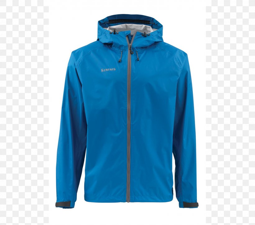 Hoodie Jacket Simms Fishing Products Pocket Outerwear, PNG, 1600x1417px, Hoodie, Blue, Clothing, Cobalt Blue, Electric Blue Download Free