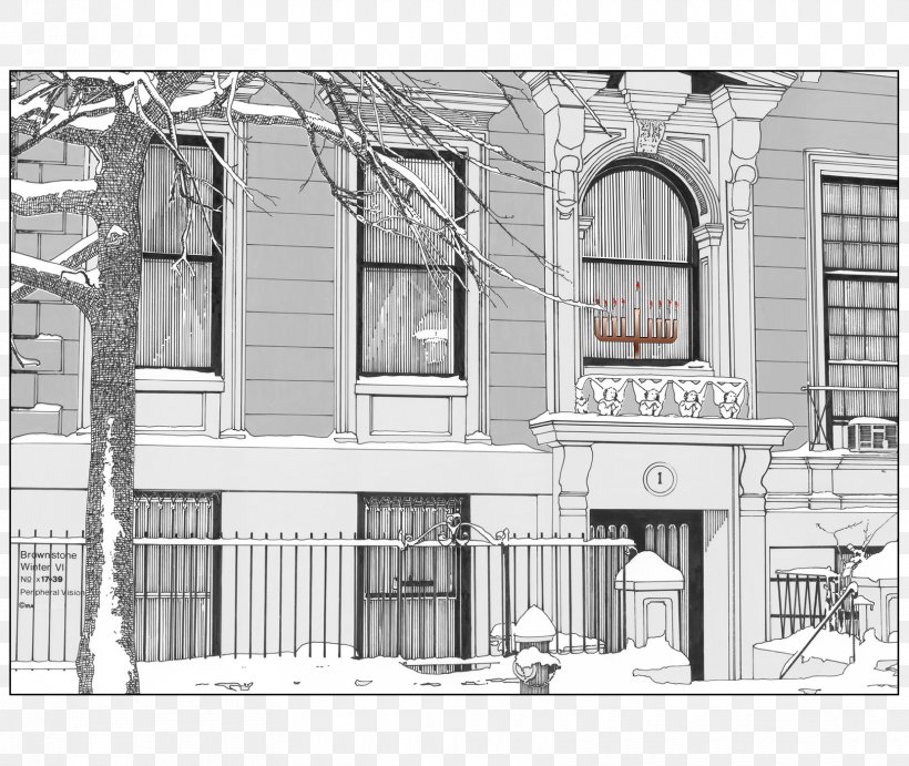 Ira's Peripheral Visions Boerum Hill Carroll Gardens Hanukkah Christmas Card, PNG, 1660x1400px, Boerum Hill, Architecture, Black And White, Brooklyn, Brownstone Download Free